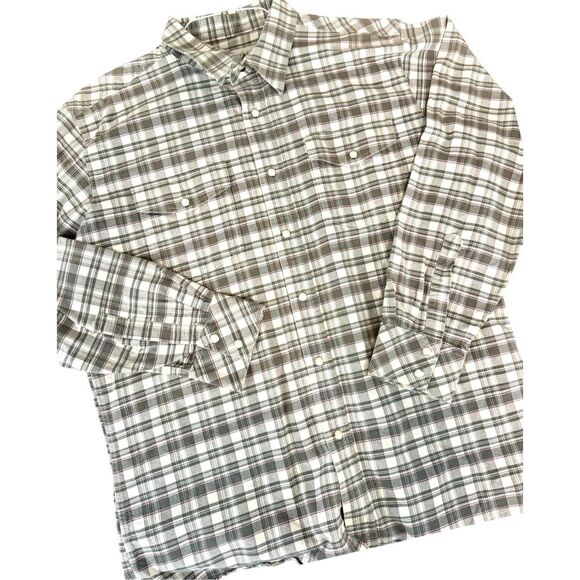 Cody James Western Snap Button Plaid Cowboy Shirt Size Large‎ - Picture 1 of 7
